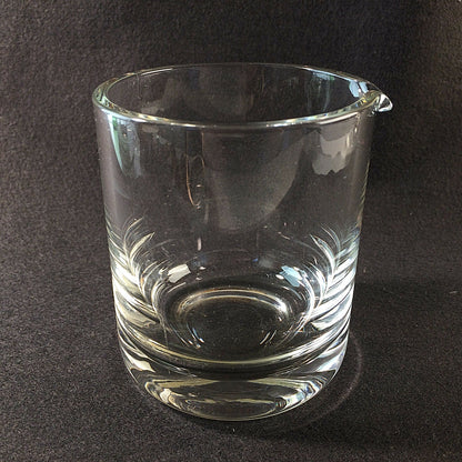 KARAFFE Kanne Krug im Design 60er 70er 9,5 cm Glas Kännchen