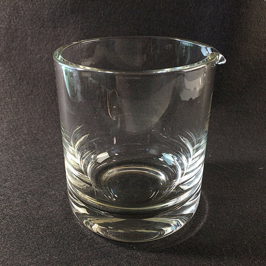 KARAFFE Kanne Krug im Design 60er 70er 9,5 cm Glas Kännchen
