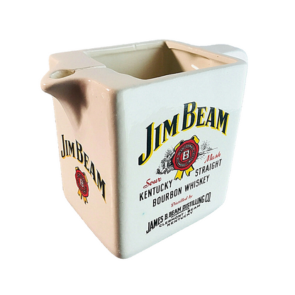 JIM BEAM Kännchen Kanne 10,5 cm zum Mischen Mixen Vintage 60er Keramik