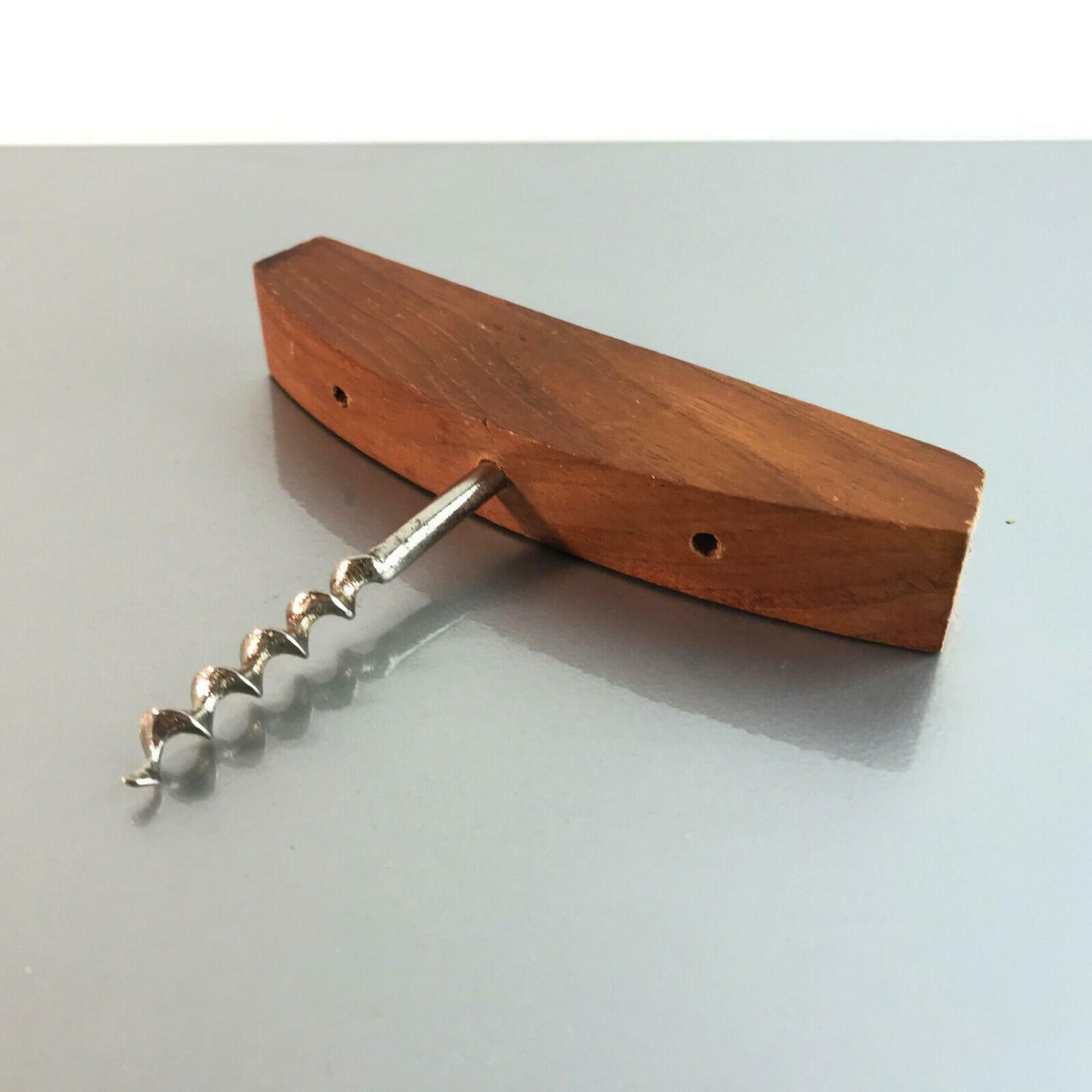 Korkenzieher Weinflasche Flaschenöffner Holz Vintage