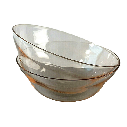 HOLMEGAARD Schälchen rosa rosße Schalen Glas 13 cm 2er Set Schüssel