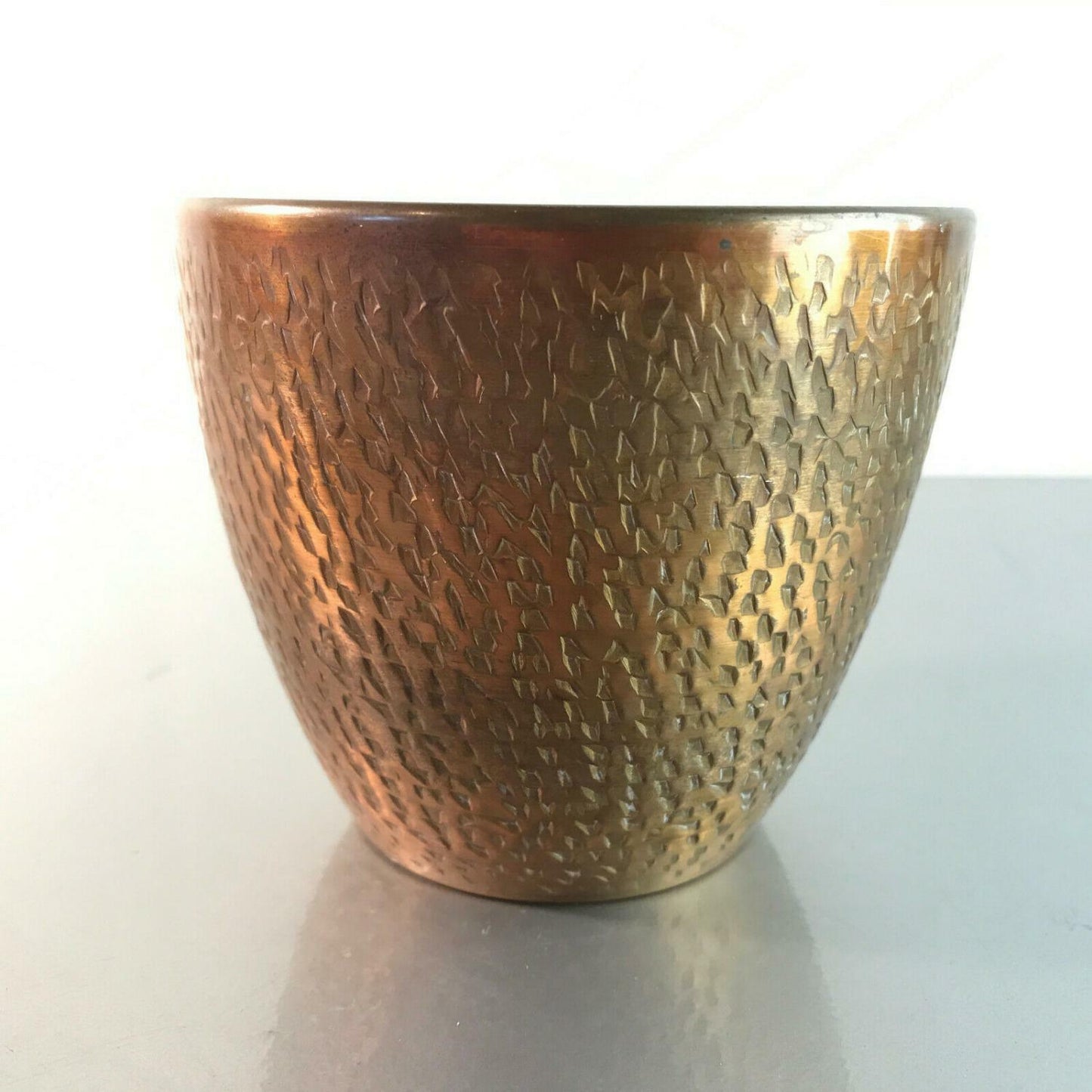 VINTAGE Vase Kupfer 8,2 cm 50er 60erMID CENTURY