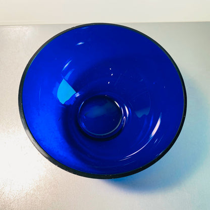 Schalen Schüssel Schälchen Glas 50er 60er blau Set 15/16 cm 50er 60er
