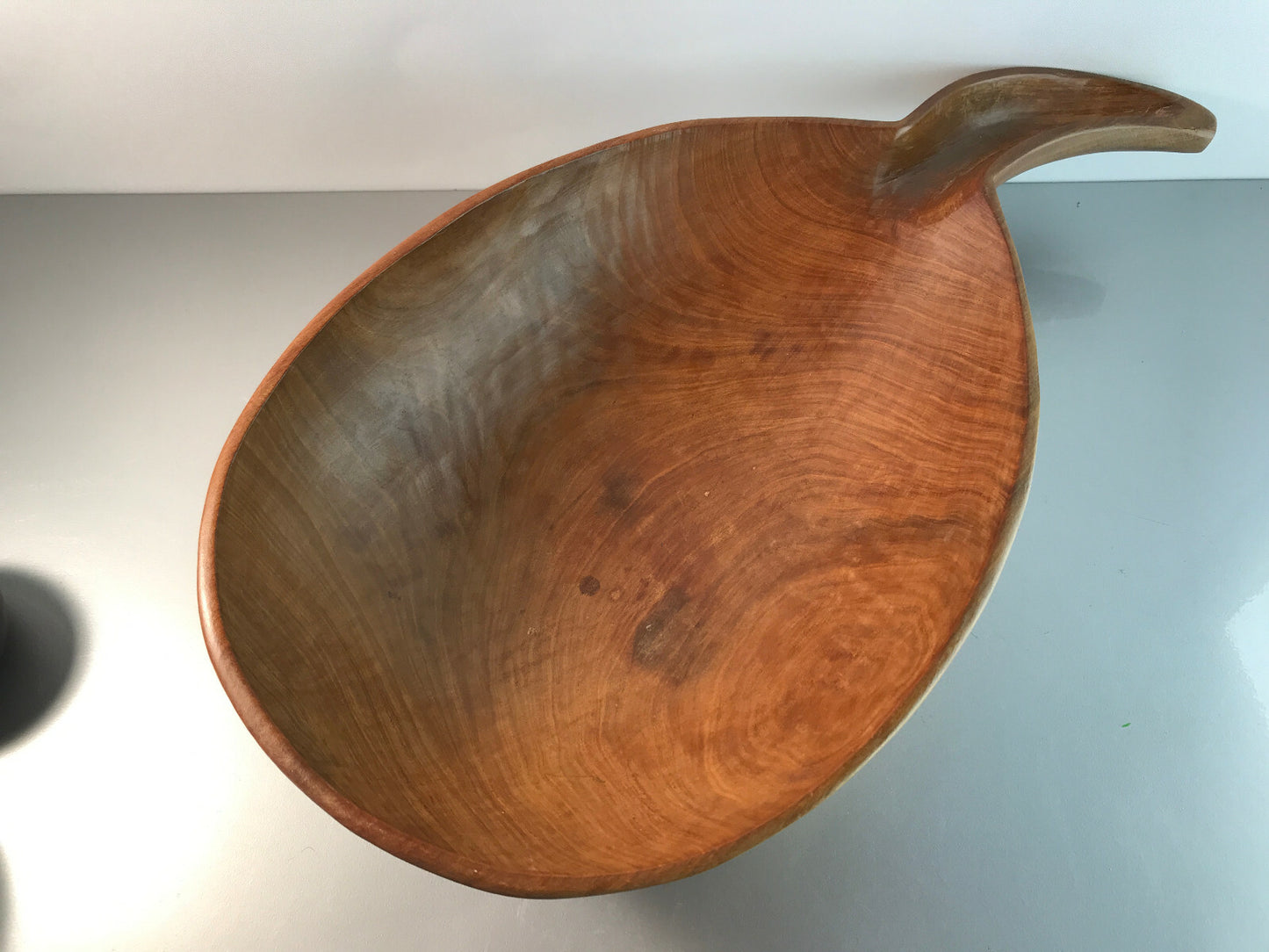 HOLZSCHALE Teak  45 cm Schale Schüssel Vintage 50er 60er MID CENTURY 