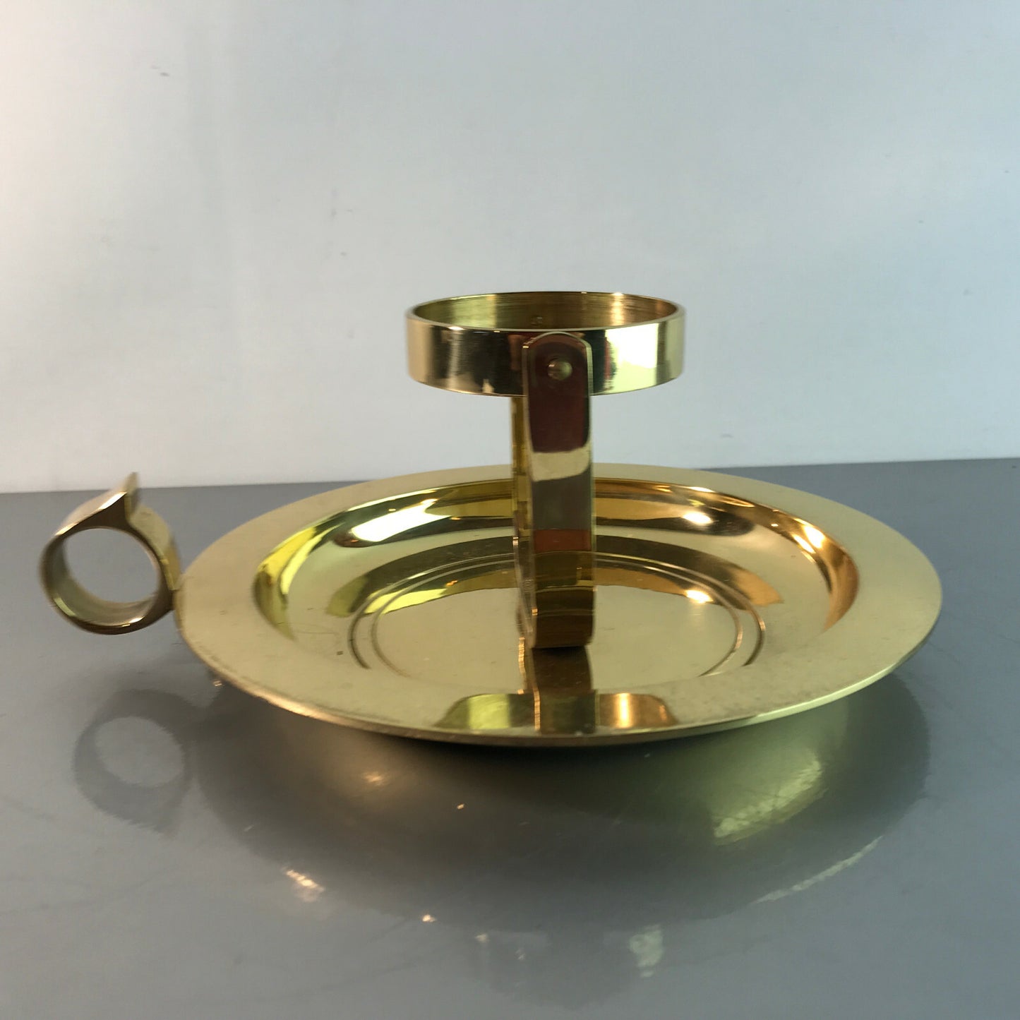 MID CENTURY Messing 50er 60er Kerzenhalter  Kerzenständer
