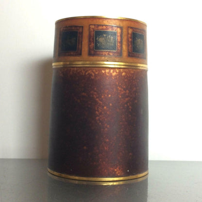 Käthe RUCKENBROD Dose Emaille 50er 60er Stegemaille Cloisonne Deckeldose