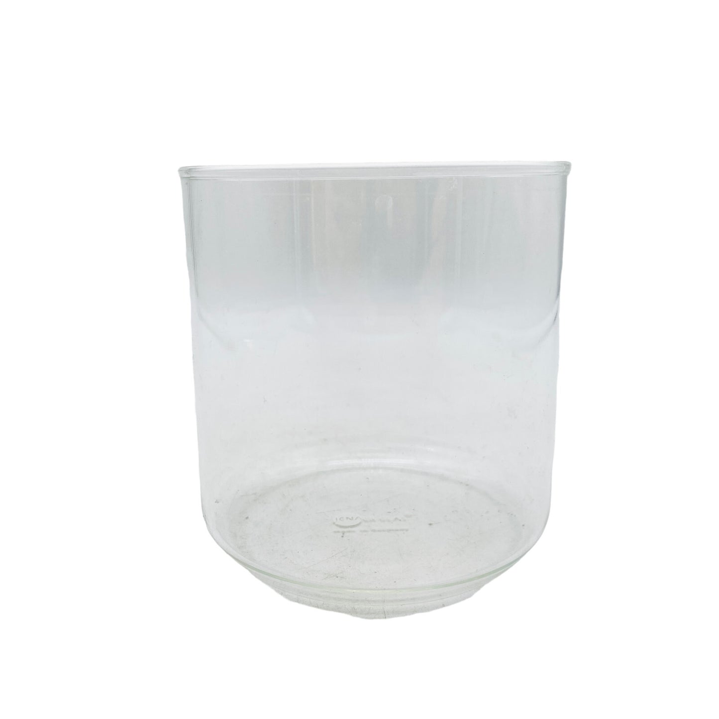 Jenauer Glas Vase H 161cm klar retro Bechervase Dekoration Blumenvase