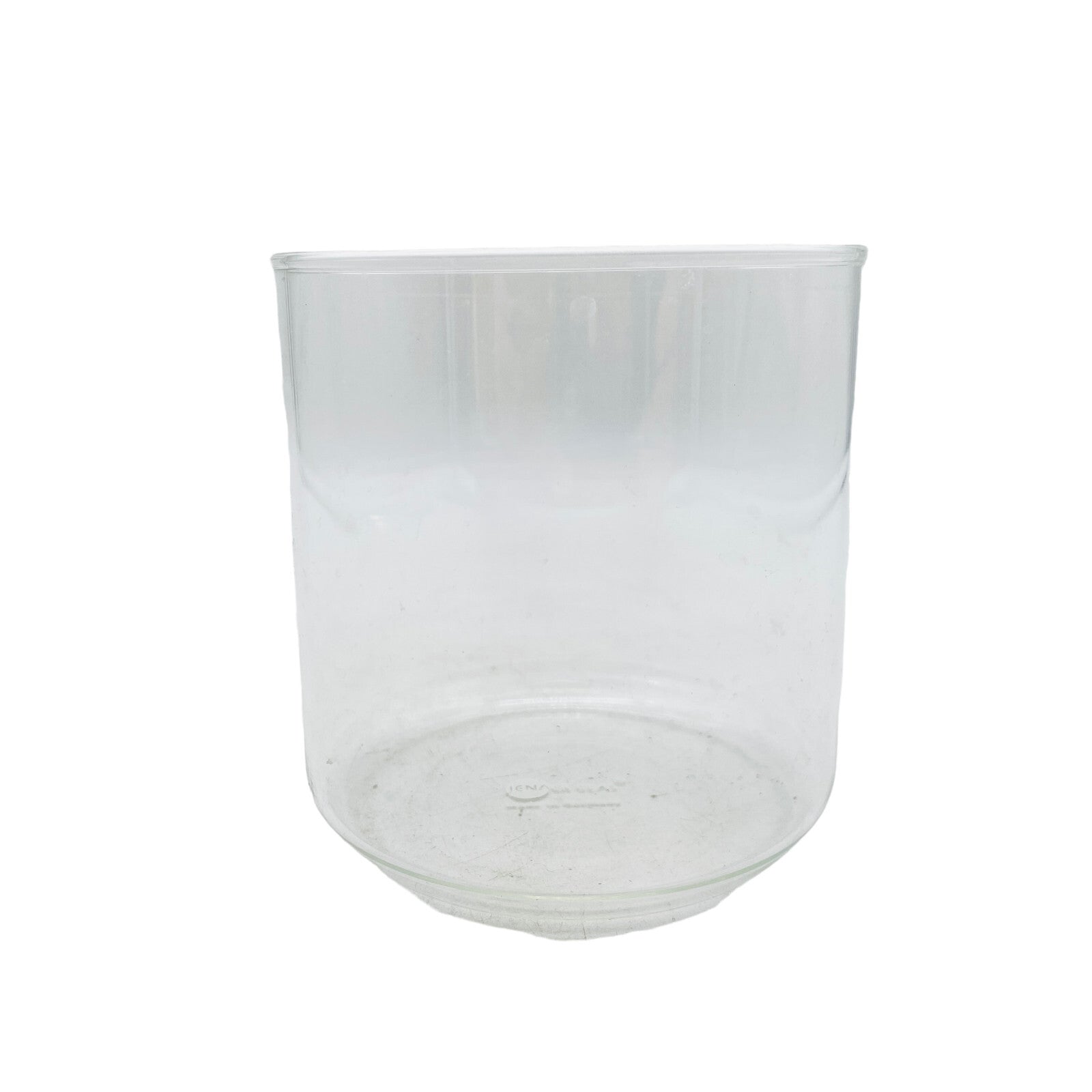 Jenauer Glas Vase H 161cm klar retro Bechervase Dekoration Blumenvase