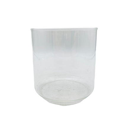 Jenauer Glas Vase H 161cm klar retro Bechervase Dekoration Blumenvase