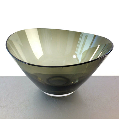 GRAL K. Habermeier Schälchen GLAS Schale Rauchglas grau D 13,8 cm