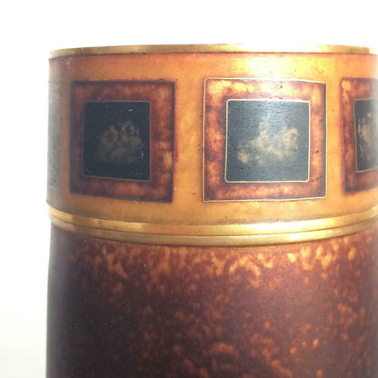 Käthe RUCKENBROD Dose Emaille 50er 60er Stegemaille Cloisonne Deckeldose