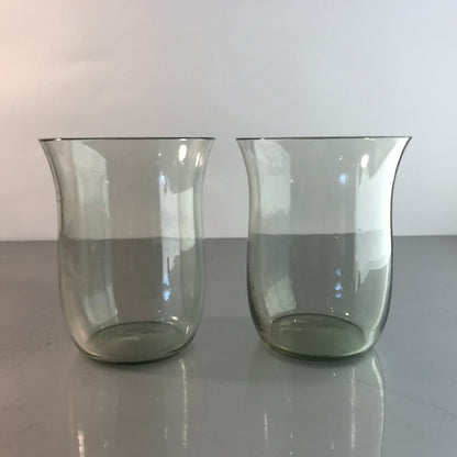 MID CENTURY 2er Set  Teegläser Gläser 50er 60er 10 cm 