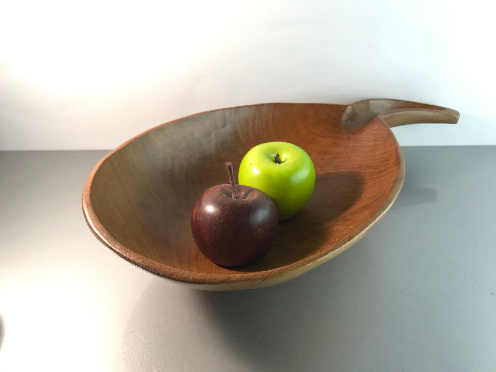 HOLZSCHALE Teak  45 cm Schale Schüssel Vintage 50er 60er MID CENTURY 