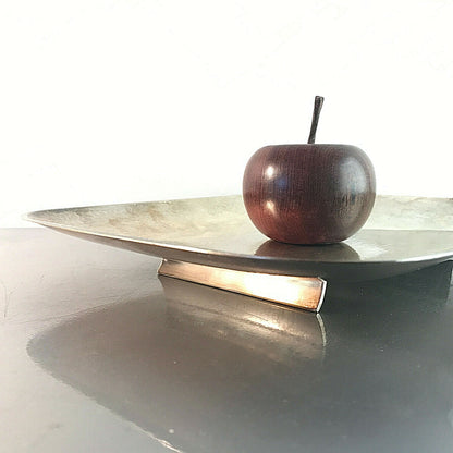WMF Schale 20er Ablage Platte Hammerschlag D 32,5 cm versilbert Art Déco 