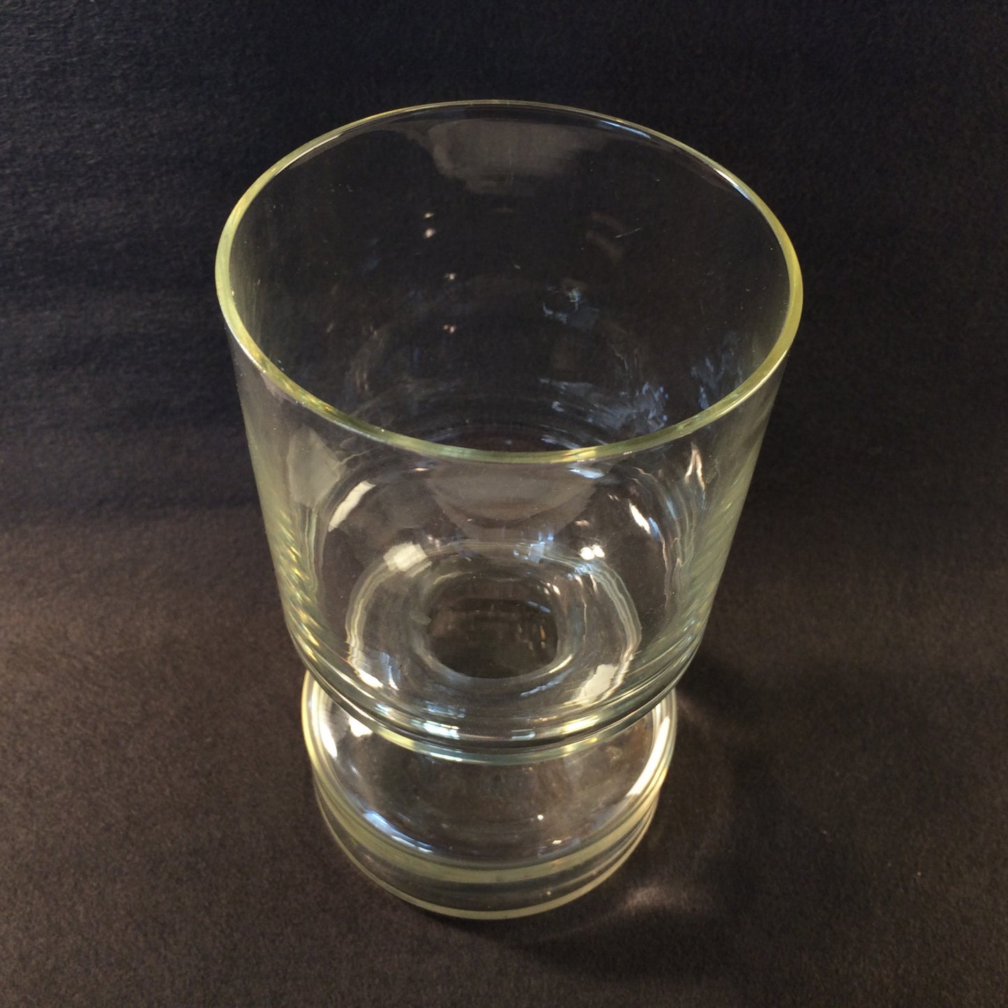 Vintage Vase 60er 70er MID CENTURY Vase Glas  17 cm