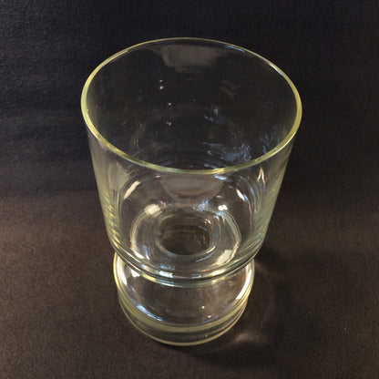 Vintage Vase 60er 70er MID CENTURY Vase Glas  17 cm