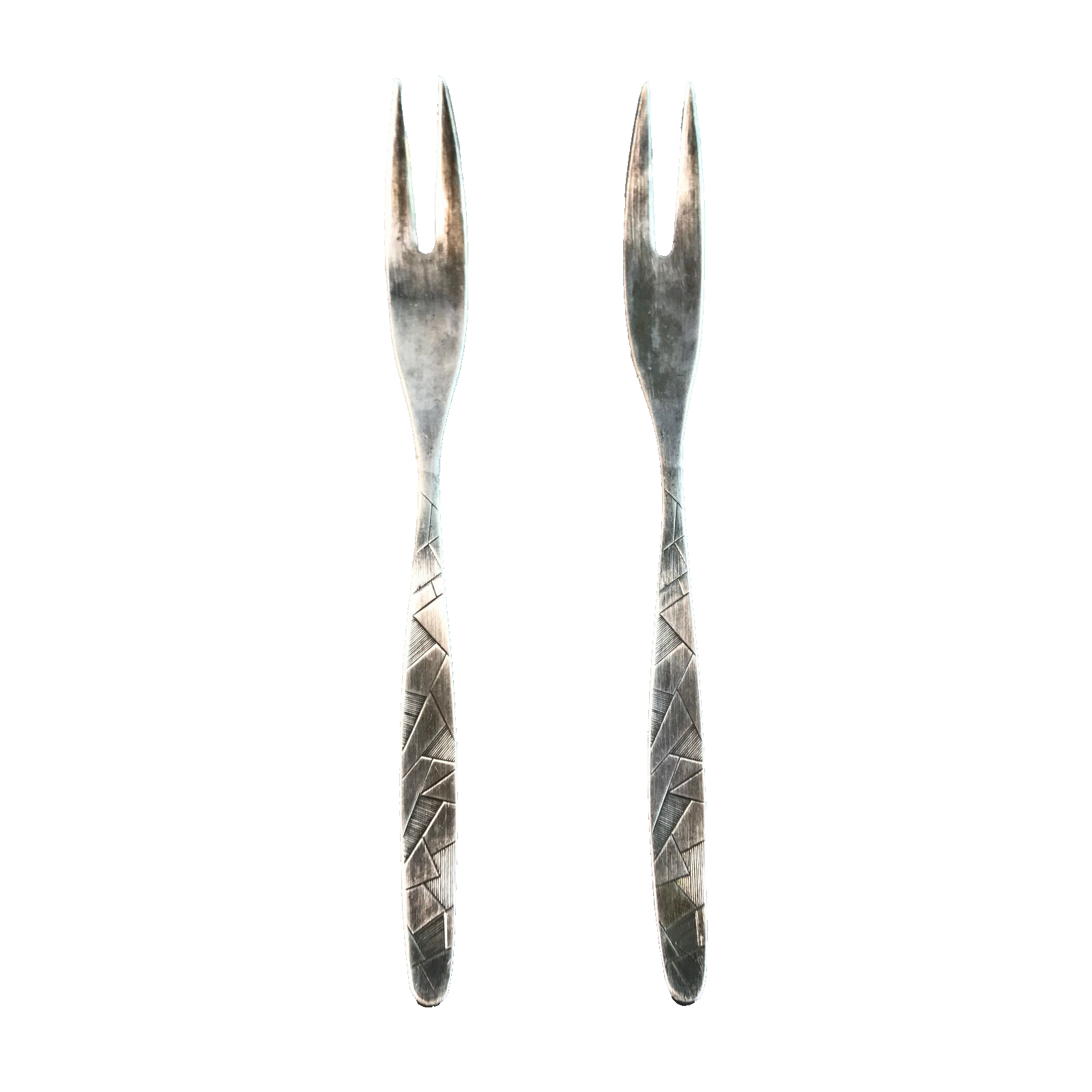 Anton van HOOGEN Gabeln 100er versilbert Vorlegegabel Silberauflage