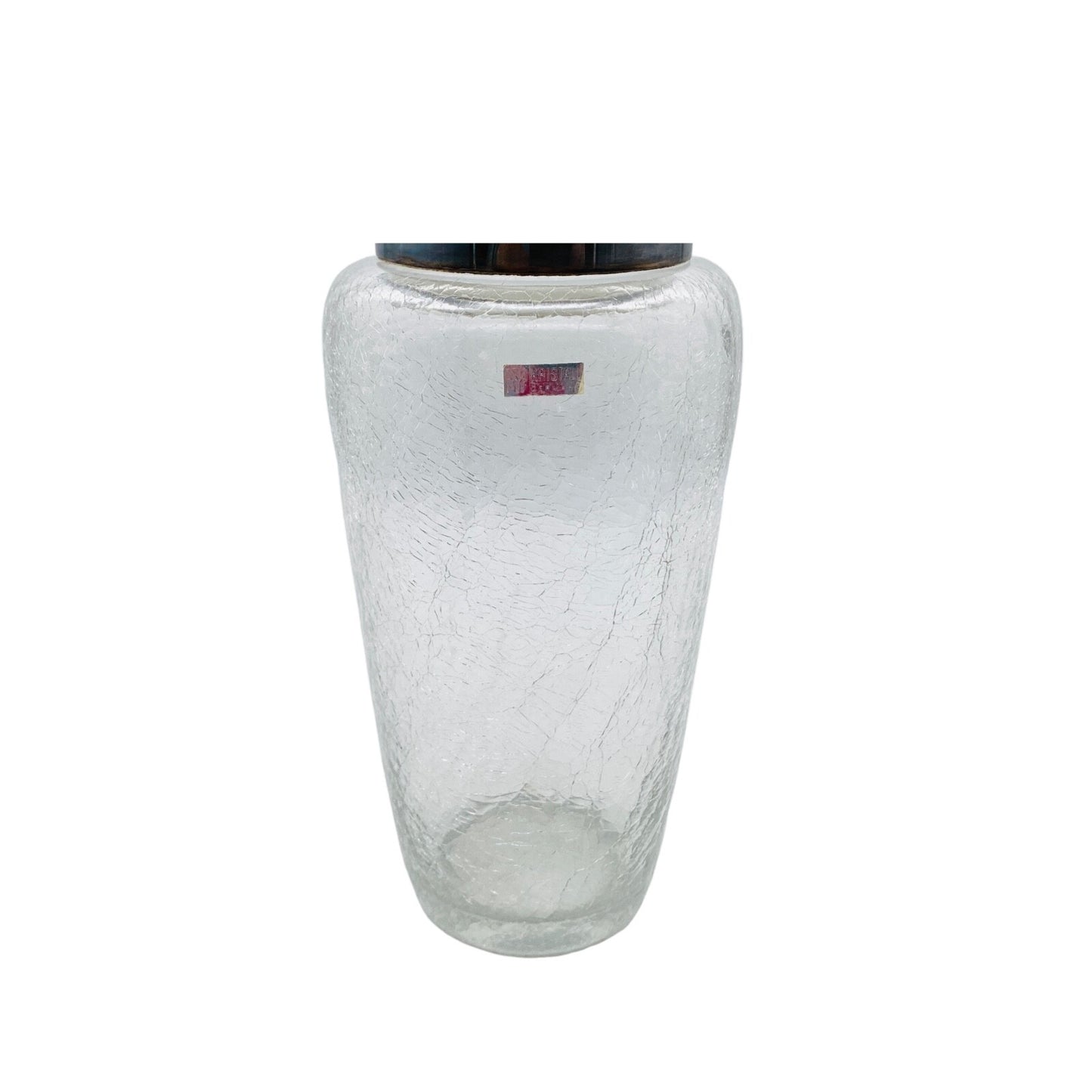 WMF Cocktailshaker Shaker Craquelle Glas 40er 50er Neusilber versilbert Hausbar