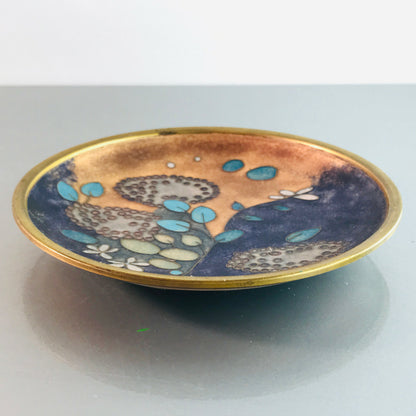 Käthe RUCKENBROD (sig.) Teller Matt Emaille 50er MID CENTURY Mattemaille