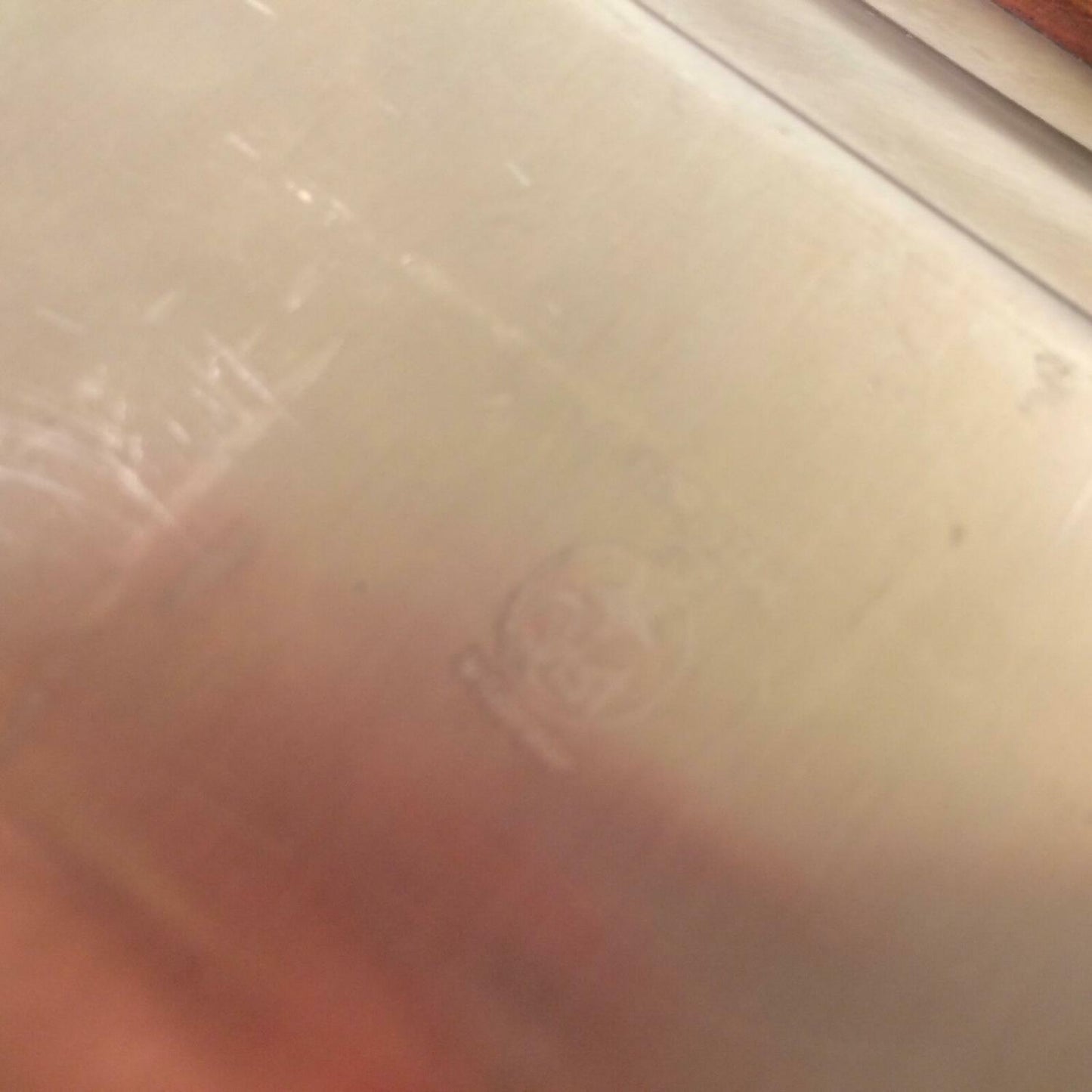 QUIST Edelstahl Platte 38,5 cm 6er 70er Teller Servierplatte Kuchenplatte