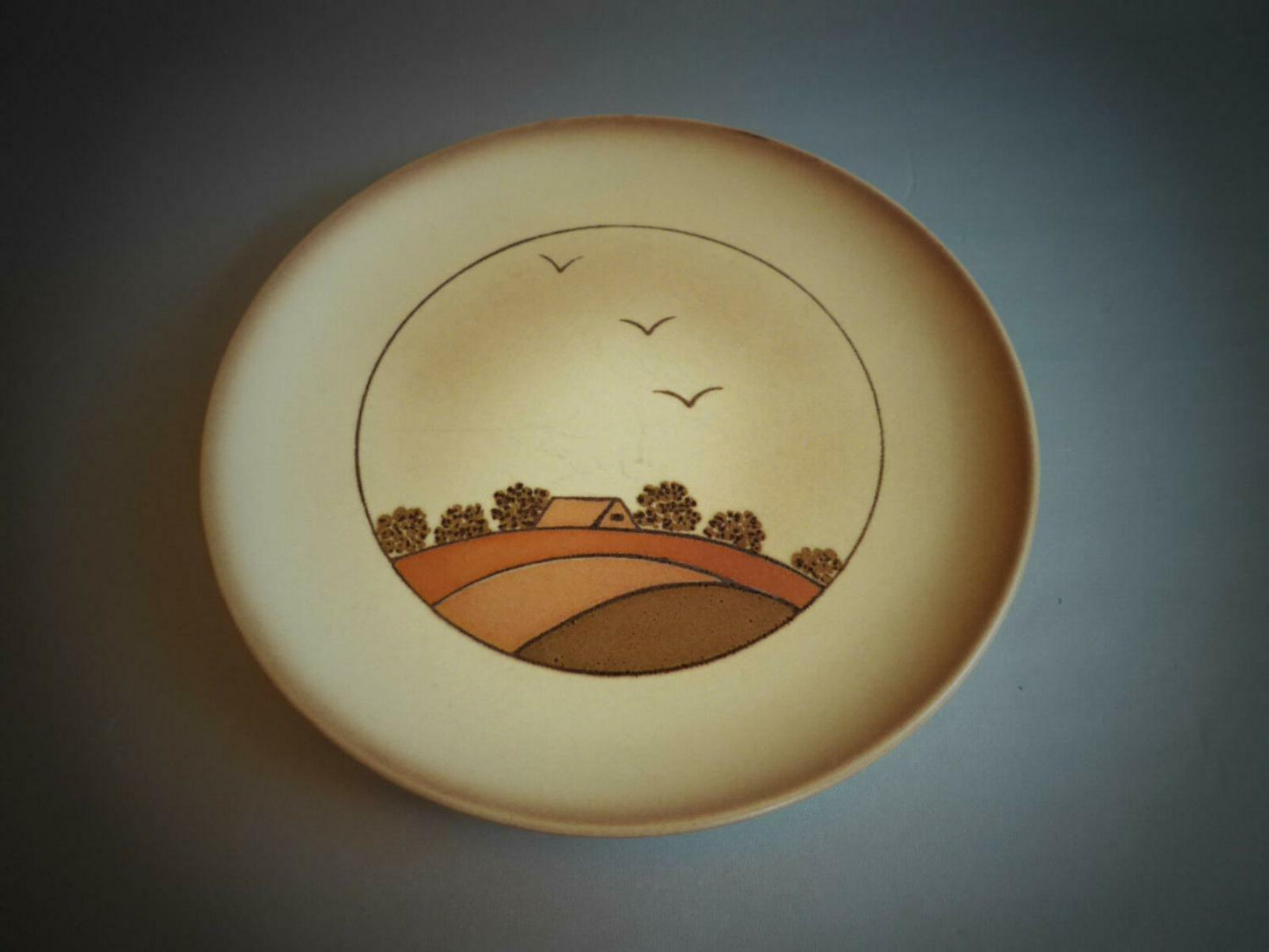 4er Set - SMF SCHRAMBERG Keramik LÄNDLICH Kuchenteller Teller 20