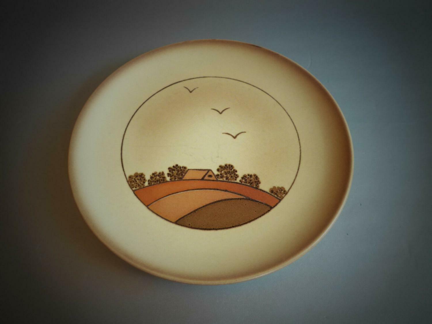 4er Set - SMF SCHRAMBERG Keramik LÄNDLICH Kuchenteller Teller 20