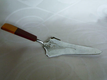 BAKELIT Tortenheber Art Déco 20er / 30er / 40er ART DECO Kuchenheber