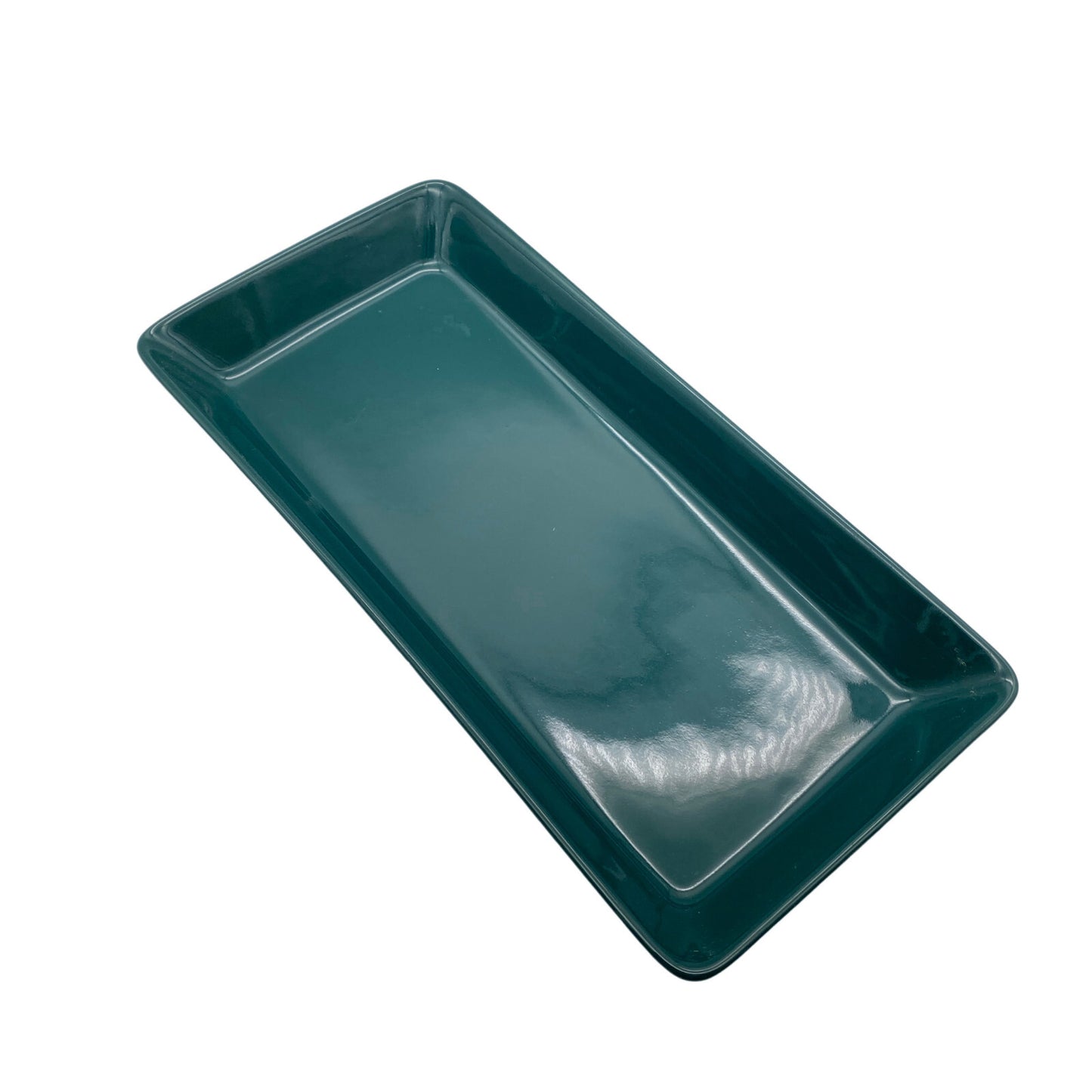 ARABIA Kaj Franck Finnland Kilta Teema GRÜN Schale 15x31 cm Platte Teller Ablage