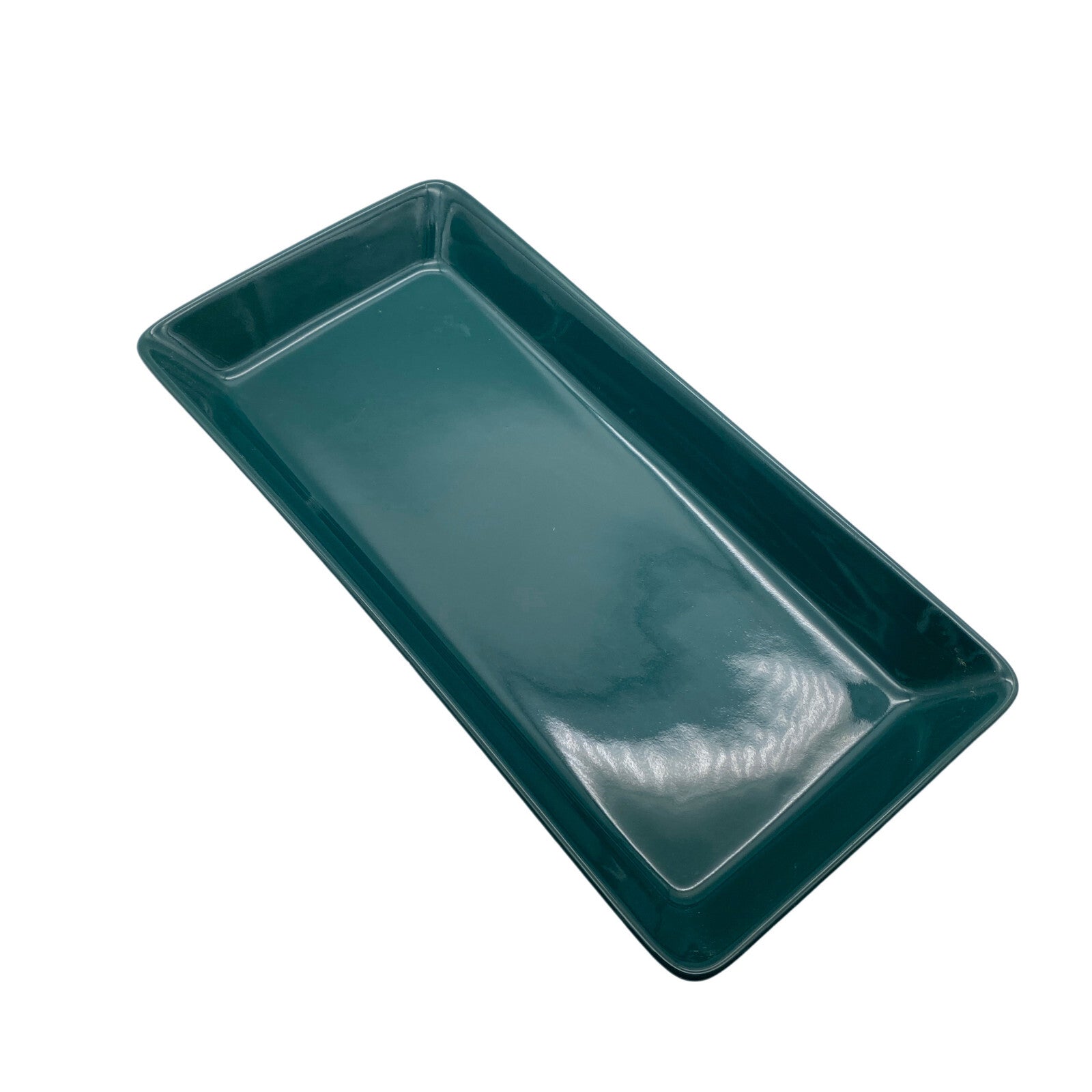 ARABIA Kaj Franck Finnland Kilta Teema GRÜN Schale 15x31 cm Platte Teller Ablage