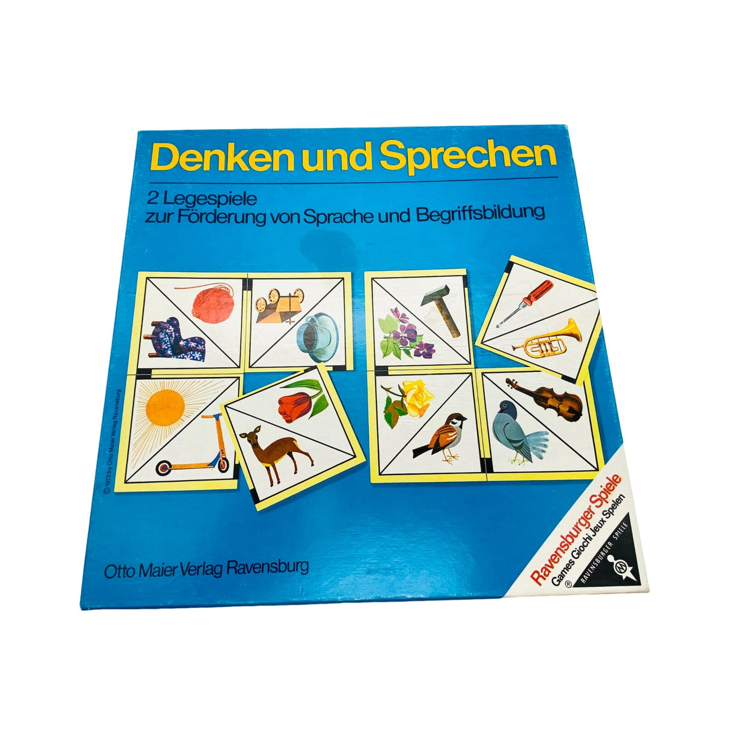Denken und Sprechen Legespiele zur Föderung v. Sprache 70er Jahre Vintage