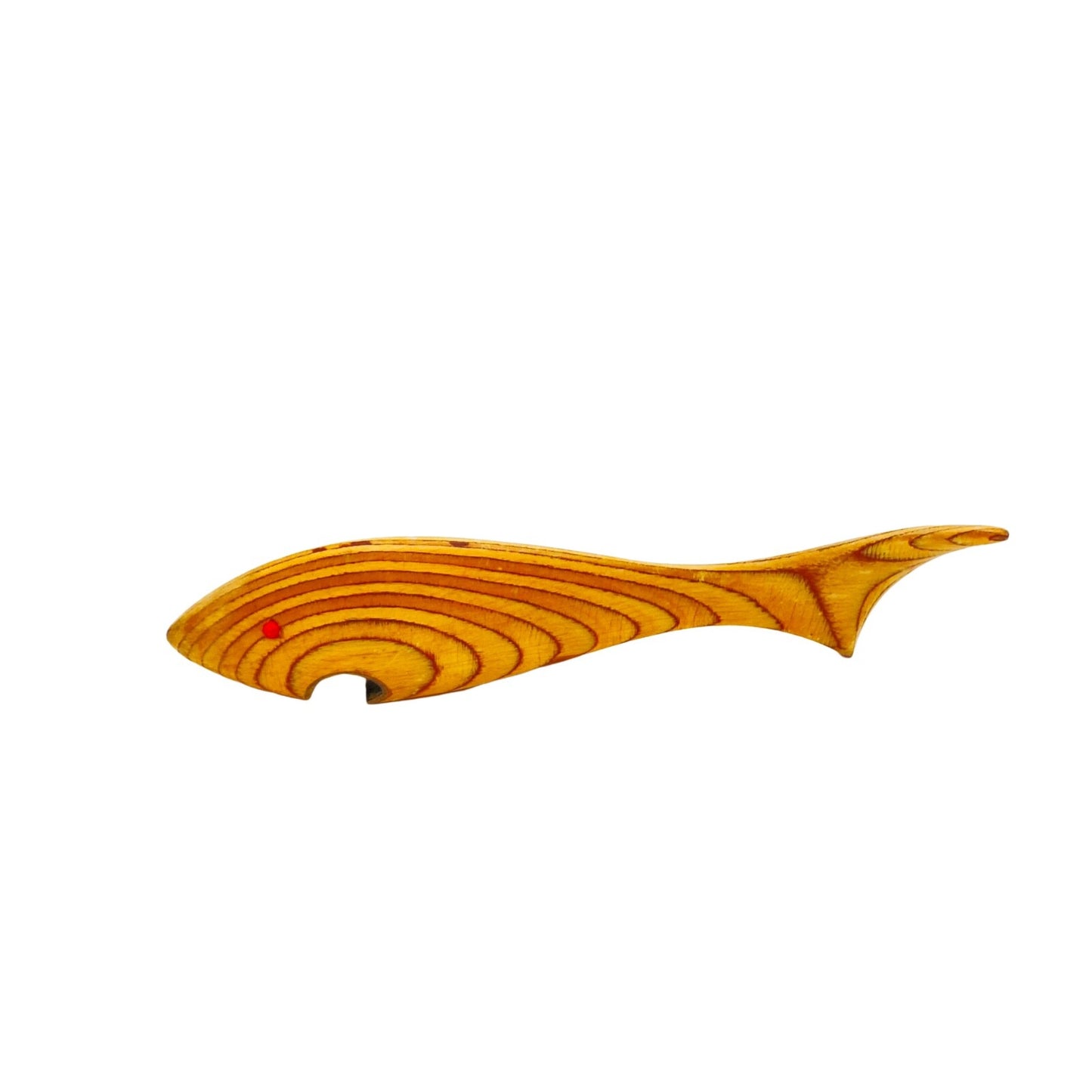 Vintage Flaschenöffner FISCH  Holz Kronkorkenöffner  MID CENTURY 22cm