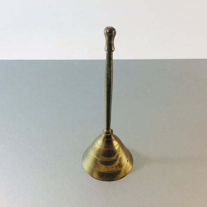 Messing Tischglocke Vintage H 13 cm 50er 60er MID CENTURY Glocke