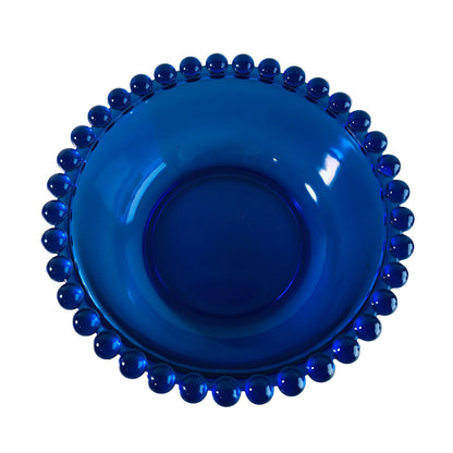 Fritz KEUCHEL Schälchen Schale `KUGELRAND` 60er 70er blau Schwepnitz VEB