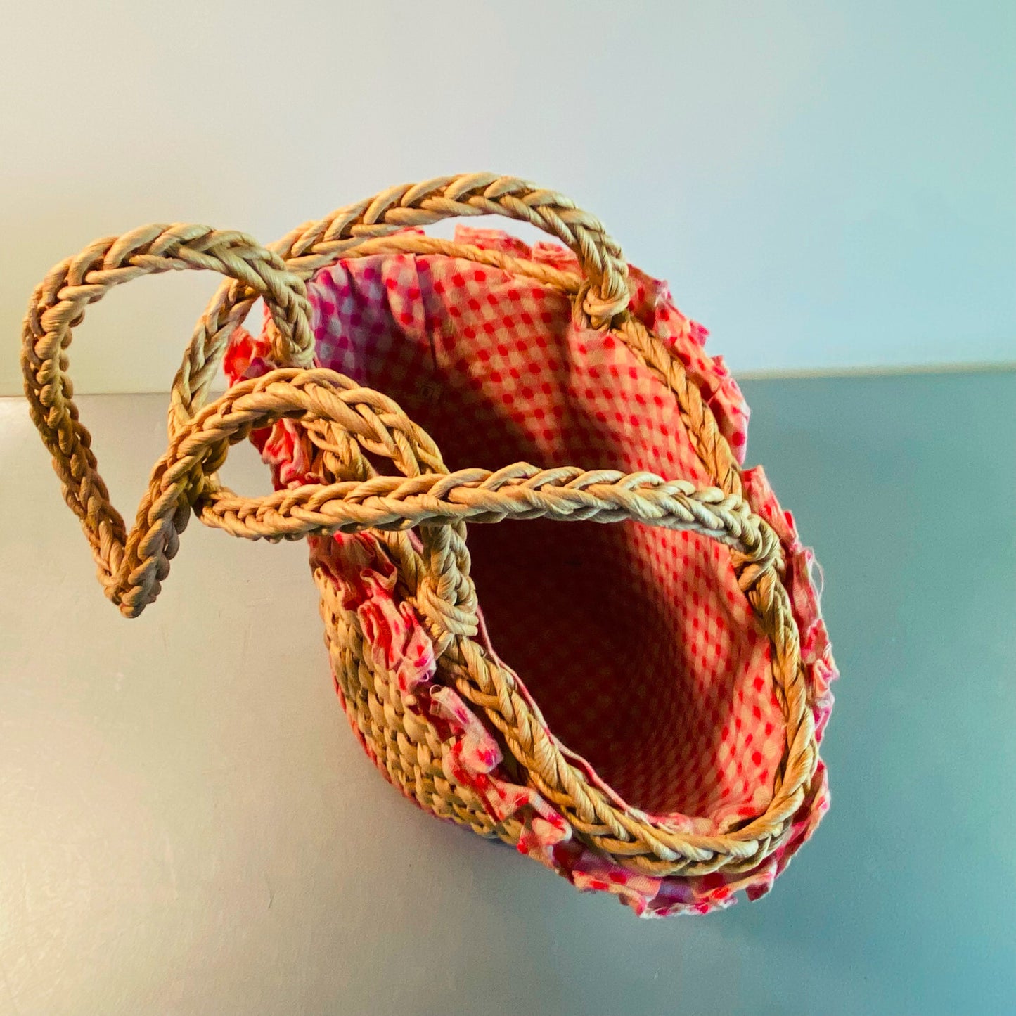 Tasche für Kinder Mädchen Einkaufen Puppentasche B 20 cm rosa