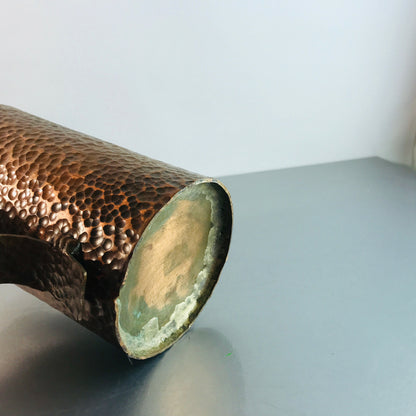 HAMMERSCHLAG Kupfer Vintage 50er 60er MID CENTURY 13,5 cm Vase Kanne