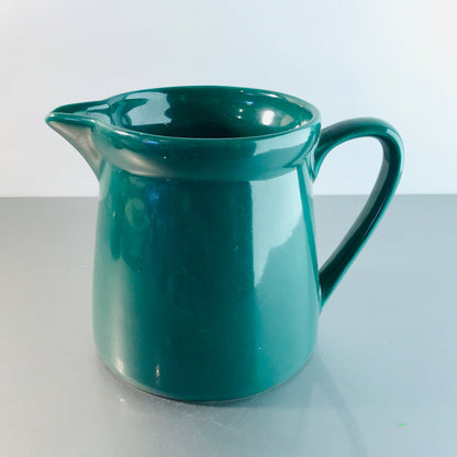 Vinatge Keramik grün H 11,8 cm Krug Kanne Kännchen