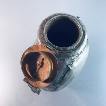 Antike Weinflasche 17./18. Jh. Metall Flasche SAMMLER Adelsbesitz Museum