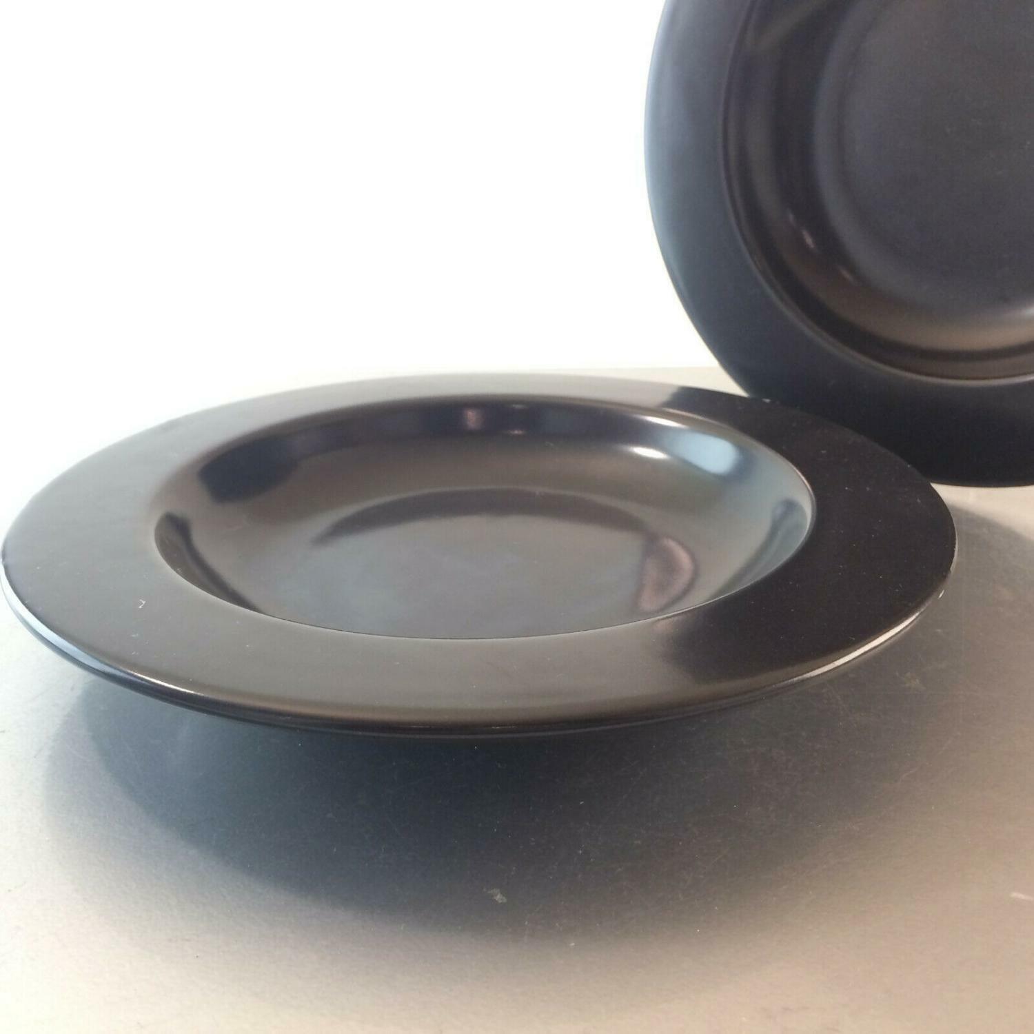 WÄCHTERSBACH Pasiega Suppenteller tiefe Teller 2er Set 22 cm Schwarz