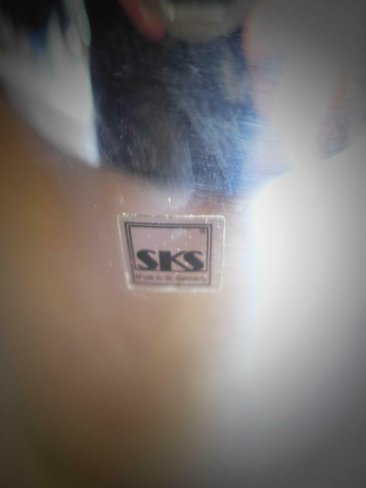 SKS DESIGN Sektkühler Sekteimer Edelstahl mit LABEL H 23 cm Cocktail 80er