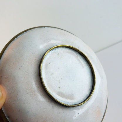 Käthe RUCKENBROD Teller Emaille 50er 60er Stegemaille Cloisonne Email 