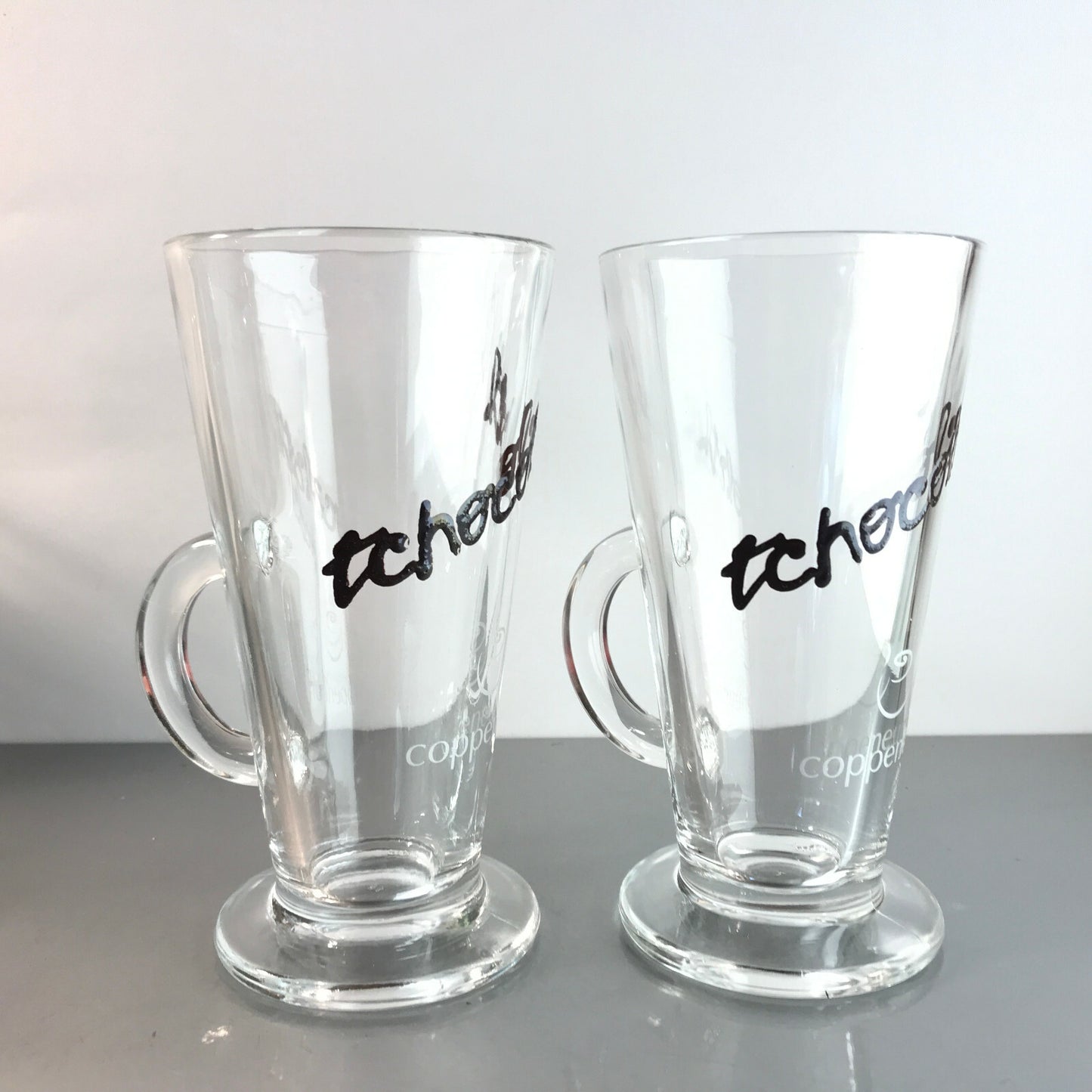 coppeneur Schokoladengläser heiße Schokolade Kaba 2er Set Glas 14,9 cm