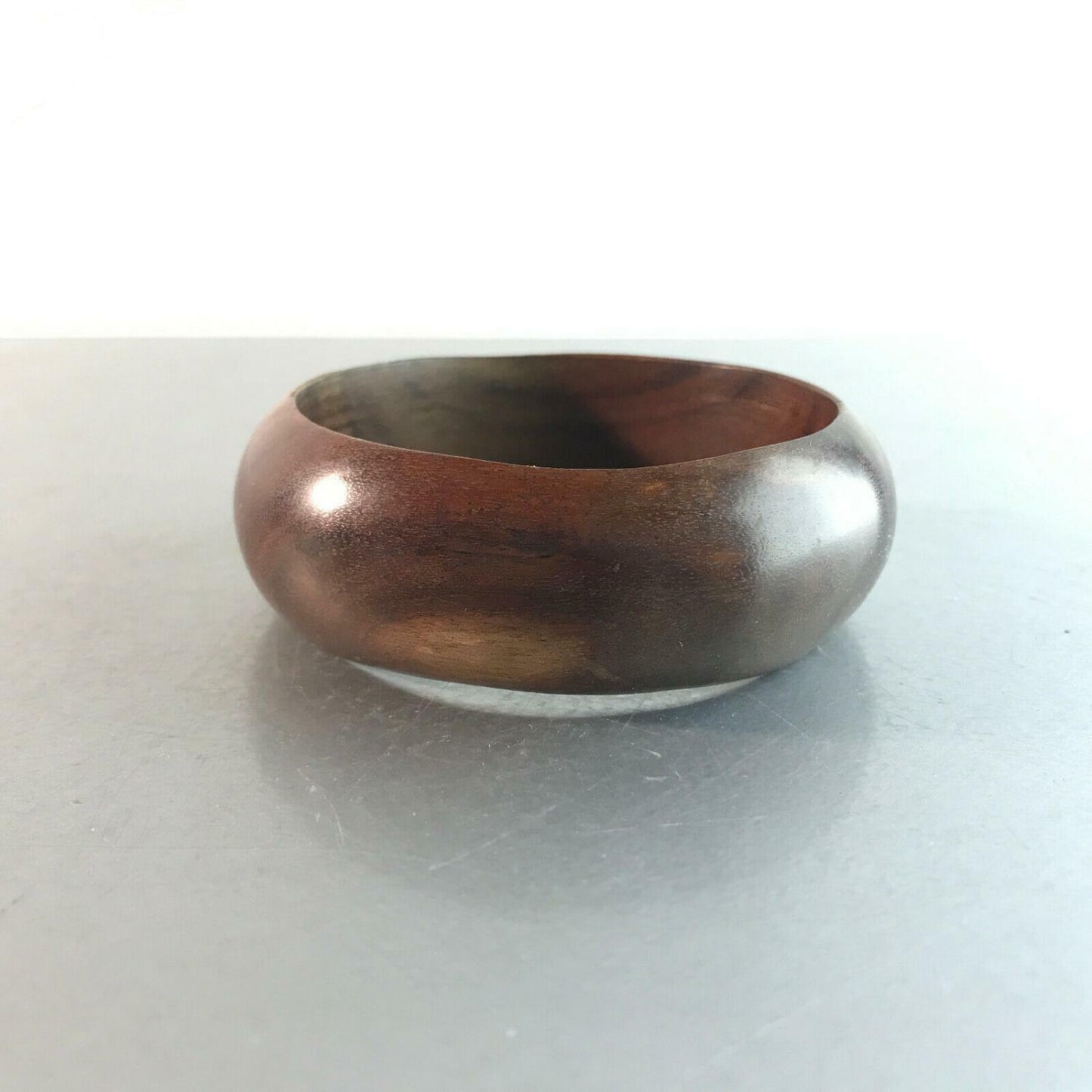 Vintage Armreif Armkette 50er 60er Holz innen D 6,6 cm 