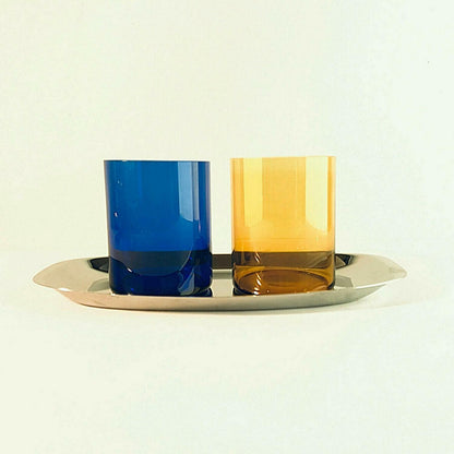 Wassergläser 50er 60er Quist Tablett MID CENTURY Gläser Likörgläser