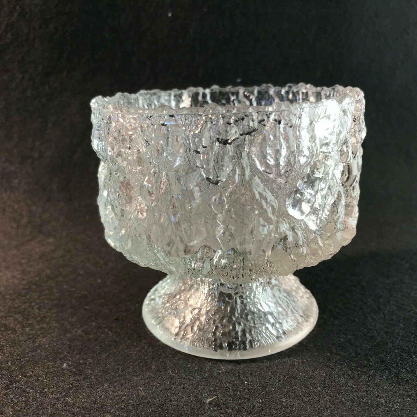 Bonbonschale Konfektschale Dessertschale GLAS Glasschale D 8,5 cm