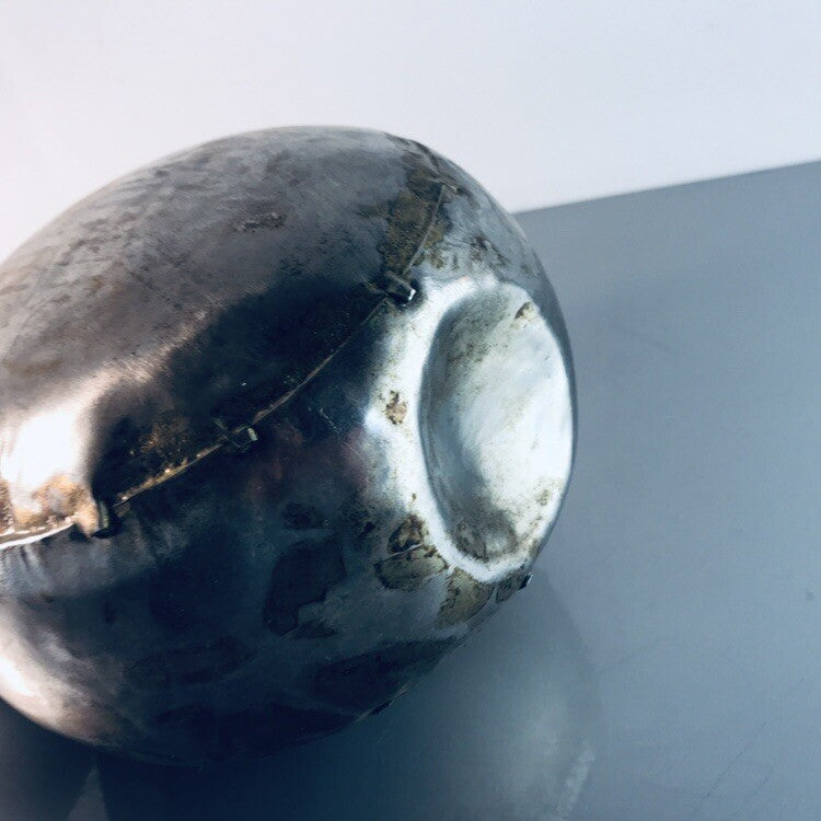 Antike Weinflasche 17./18. Jh. Metall Flasche SAMMLER Adelsbesitz Museum