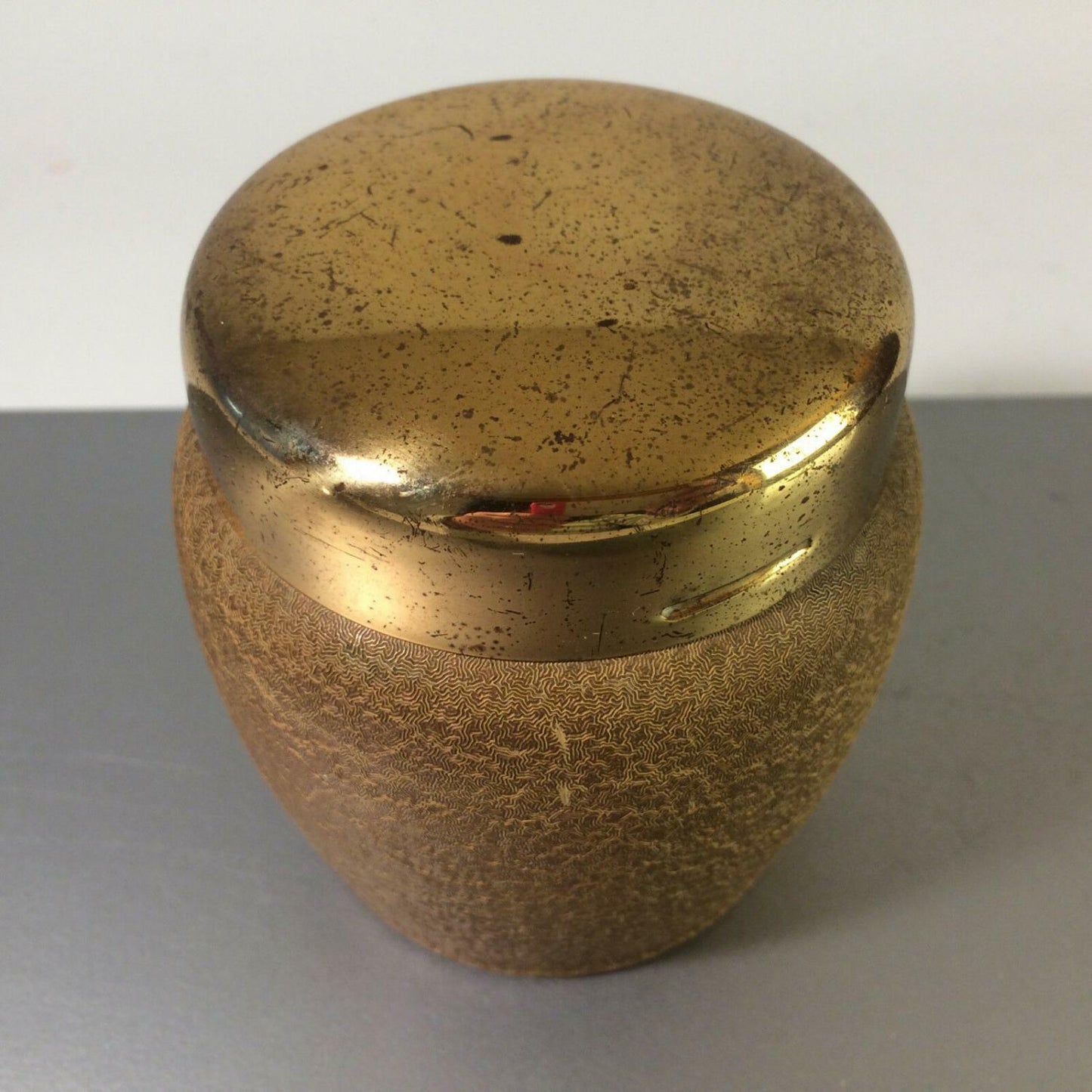 ERHARD & SÖHNE Dose MESSING Deckeldose H 10 cm cm Zigarettendose