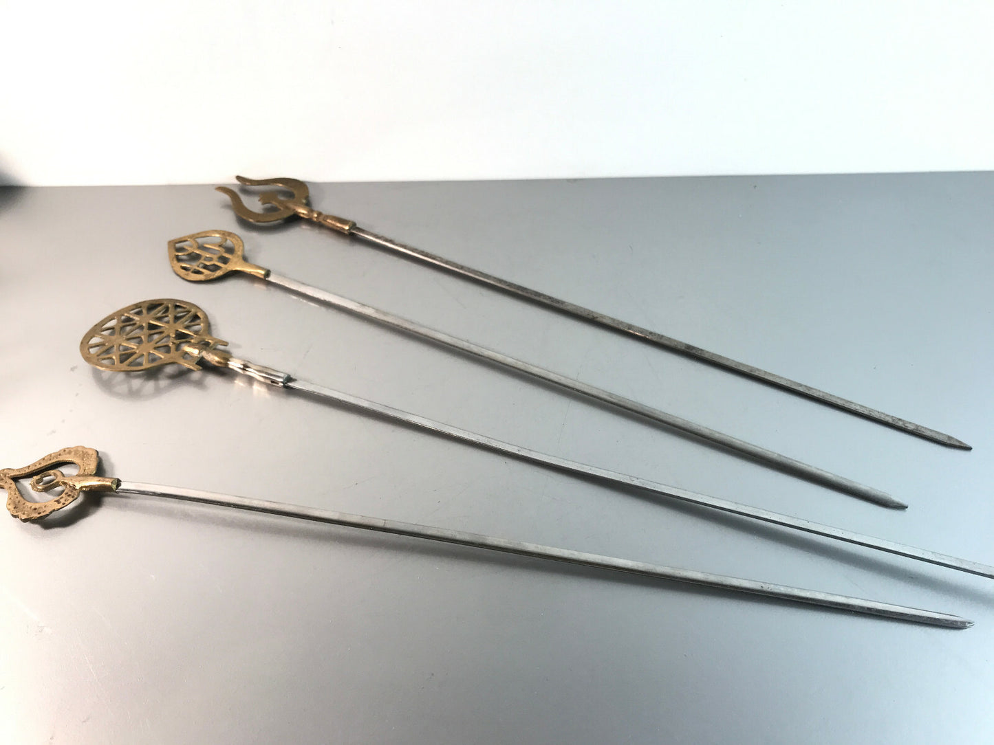 Fondue Spieße Gabeln Grillspieße MID CENTURY 60er Set 50er 60er Vintage