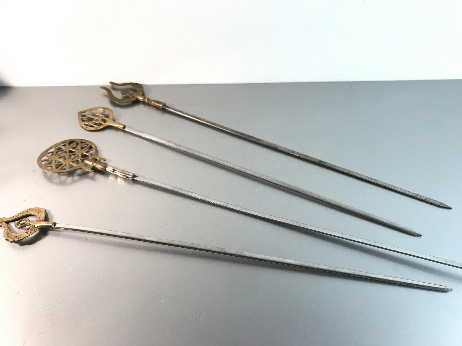 Fondue Spieße Gabeln Grillspieße MID CENTURY 60er Set 50er 60er Vintage