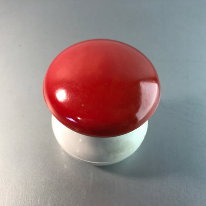 PILZ Spiel mit Kunststoff Scheiben Spielsteinen Vintage rot 6,5 cm