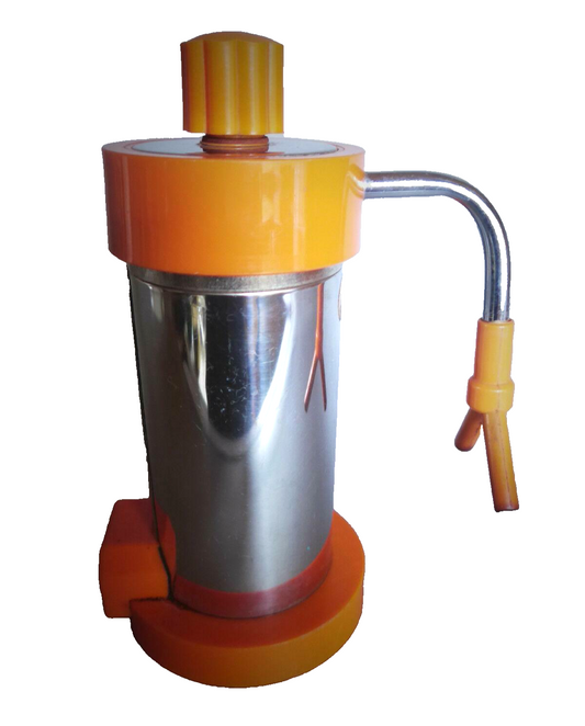 MINIBAR Velox Ferrara Espressokocher orange elektr. 2 Tassen 70er Italy